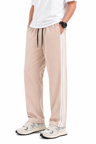 Image of Track Pants for Men Combo Pack of 2 - Regular Fit Gym Trackpants Set Elastic Waist Straight Fit Casual Lower Sports Wear Joggers Bundle