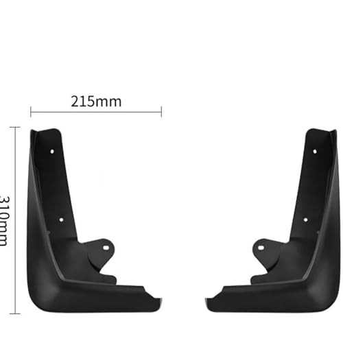 Garde-boue pour Tesla Model X aile protection boue en cuir durable - 5