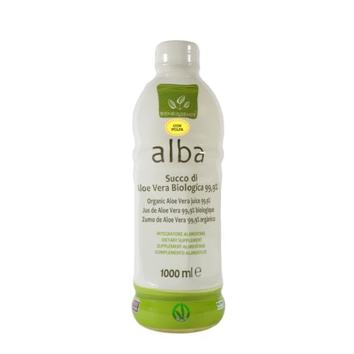 Benessence - Succo e polpa di Aloe Vera biologica da