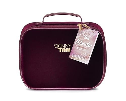 Skinny Tan Wonder Serum Fake Tan Gift Set - Wonder Serum, Face Tanning Drops, Dry Mist Finishing Spray plus Velvet Tanning Mitt + Back Applicator. Value of £ 84.95 - Image 5