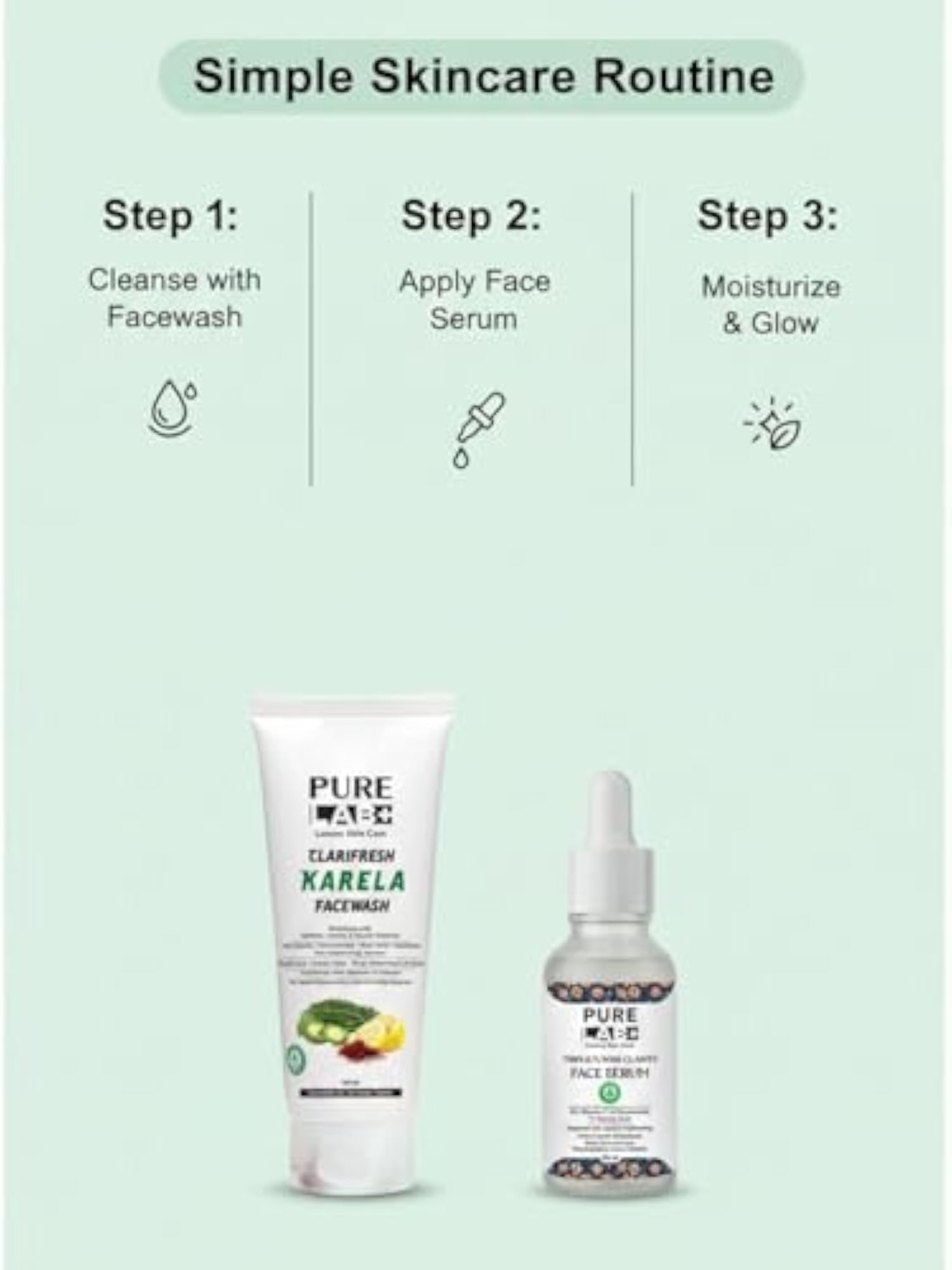 + Clarifresh Karela Face Wash & Triple Power Clarity Serum