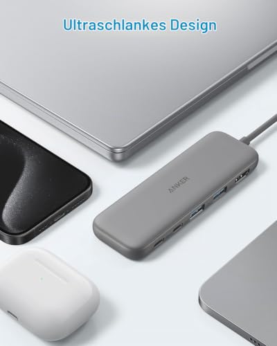 Anker USB-C Hub, 332 USB-C Hub (5-in-1) mit 4K HDMI Display, – Ansicht 6