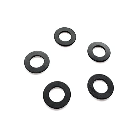 QUERGO 5X Shower Hose Washer Rubber - Shower Head Washer - Shower Hose Rubber - Rubber Washers - Shower Seal - Rubber Washer - Rubber Washers for Plumbing - Washers for Showers Cover