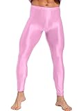 Jugaoge Pantalones funcionales para hombre, ropa interior térmica, ajustados, elásticos, largos, largos, para otoño e invierno, Color: rosa., XXL
