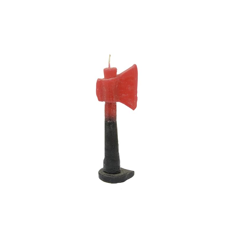 Vela Hacha Roja y Negra (Cortar Amarre Sexual)