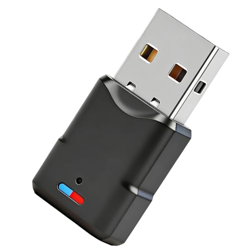 Adaptateur USB Bluetooth 5.3 pour PS5 PS4 PC Switch Console Dongle Bluetooth Faible Latence Audio Dongle Dongle Double Appairage pour Windows Macos Casques Enceintes