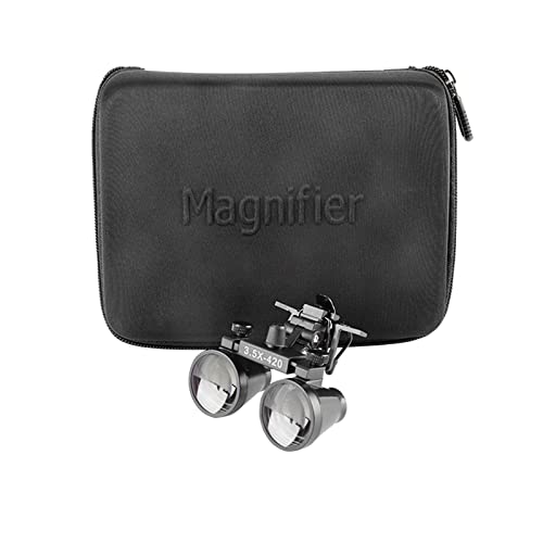 Lupa de aumento de clip con clip de metal para gafas (2.5X)