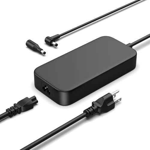 FSJTD 180W AC Laptop Charger Compatible with ASUS TUF Gaming A15 F15 F17 A17 ROG Zephyrus G14 G15 FX505 FX506 FX705 FX706 Gaming Laptop Adapter Power Cord