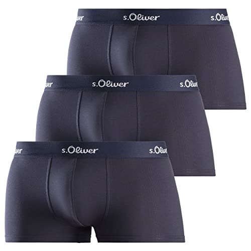 S.Oliver Herren 3X Basic_1 Boxershorts, Navy, S EU – Ansicht 1