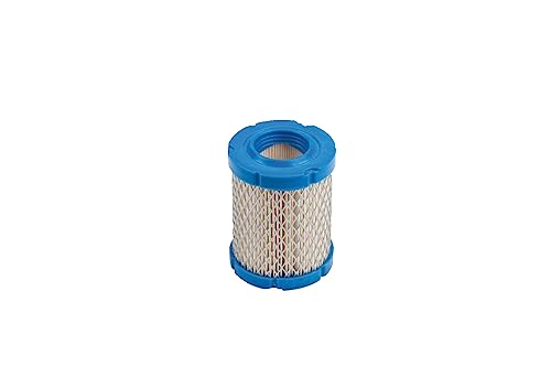 Ratioparts Filtre à air Rond Ø 39 mm Diamètre extérieur 76 mm Hauteur 102 mm pour Filtre à air Briggs Rond, Blanc Bleu