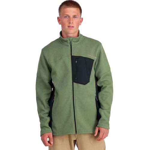 Image of Spyder Men's Bandit Hybrid Full Zip Mid Layer Jacket