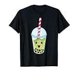 Kawaii Boba Milk Tea | Cute Matcha Bubble Tea Lover Gift T-Shirt