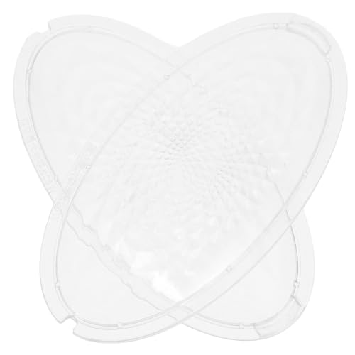 Hoement Range Hood Lamp Shade Replacement Cover for Kitchen Cooker Hood Light Lens Plate Universal Indoor Vent Accessory