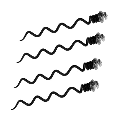 Cabilock 4pièces Vis Fine Tire Bouchon Spirale Remplacement Métal Accessoire Ouvre Bouteille Pour Kit Réparation Ouvre Vin