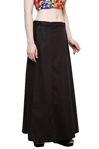 Image of Pistaa's combo of Women's Cotton Best Plain Solid Indian Readymade Inskirt Saree petticoats