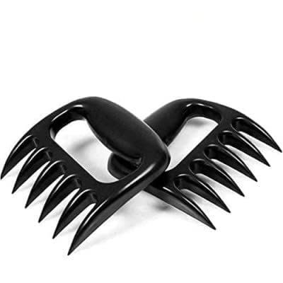 Meat Handling Claws for Shredding Pulled Pork Chicken Bear Paws Cultivator Claw Gardening Divider Claws Tools Plastic Pulling Fork Spreader (Pack of 2 Pcs)
