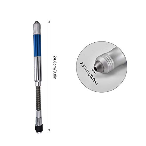 Jewelry Engraver Flex Shaft Shank Tool, Electric Engraver Pen for Metal, Engraving Hammer Handle Handpiece with Low Vibration, Quick Change Accessories for Grinding Drill Mill - Image 7