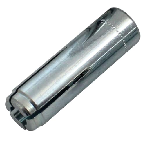 Lumonic 20x Anclaje M6 x 25 Galvanizado I Para uso como anclaje metálico, anclaje de perno, anclaje de rayo I Diversos tipos de instalaciones a presión