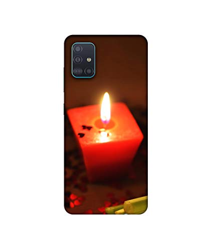 Image of Amazon Brand - Solimo Designer Candle Light 3D Printed Hard Back Case Mobile Cover for Samsung Galaxy A51