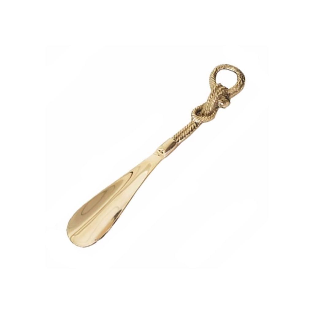 TEESONG Calzascarpe Calzascarpe moderno e creativo fatto a mano, personalizzato, alla moda, in ottone dorato, artistico, leggero, di lusso Strumento Calzascarpe