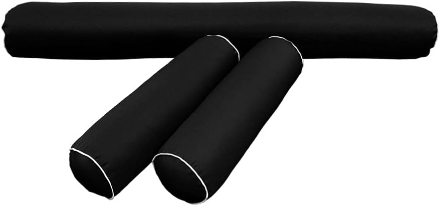 Style6 Crib Outdoor Daybed Mattress Bolster Contrast Pipe Trim Insert and Cover Complete Set - AD109