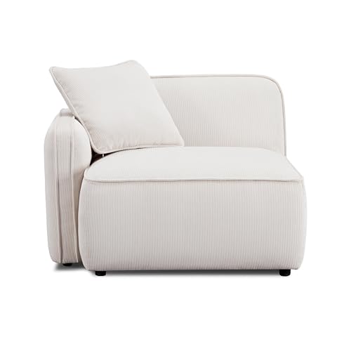 Sillón Plegable Corduroy Blanco miniatura 3
