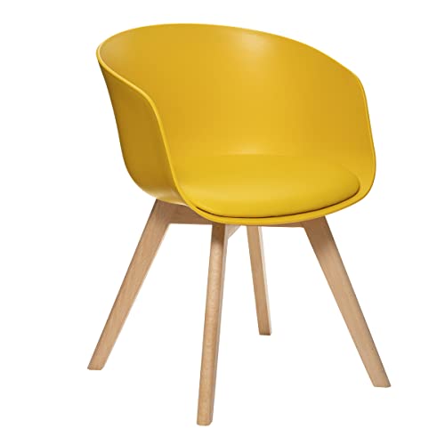 Fauteuil Baya - Jaune Ocre - Atmosphera créateur d'intérieur
