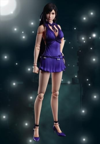 Square Enix Final Fantasy VII Remake: Tifa Lockhart (Dress Ver.) Play Arts Kai Action Figure