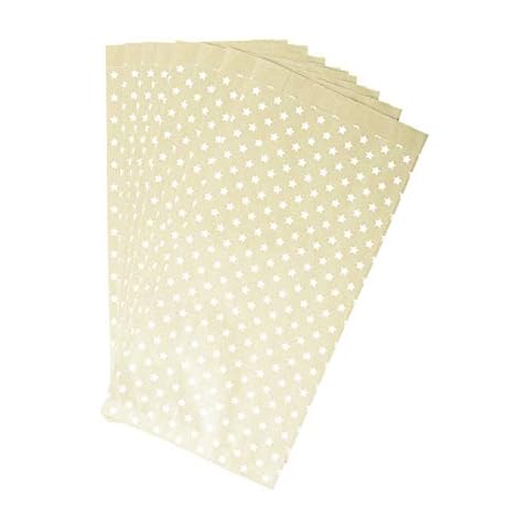 Clairefontaine - Bolsas de bolsillo Kraft con estrellas blancas Cover