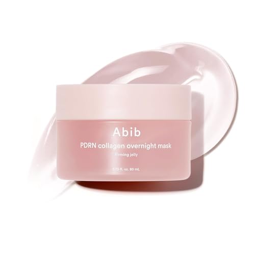 Abib PDRN Collagen Overnight Mask Firming Jelly 2.7 fl oz | Korean Overnight Sleeping Cream Mask Moisturizer for Glass Skin Slugging Niacinamide Centella Peptides (Vegan PDRN/Firming Jelly)