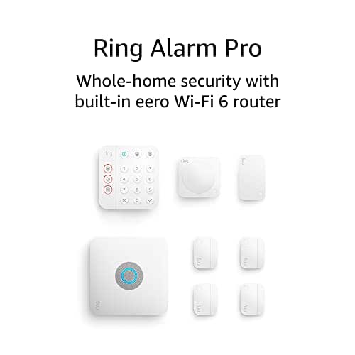 Ring Alarm Pro (newest model), 8-Piece Kit, built-in eero Wi-Fi