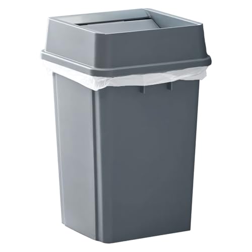 Caneca de basura rectangular 19 galones con tapa basculante