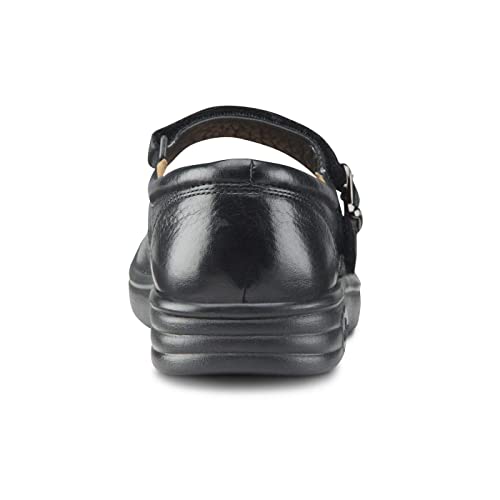 Dr. Comfort Merry Jane Diabetic Shoes For Women-Therapeutic Dress Shoes W/Gel Inserts & Removable Insoles, Black 9.5 Medium (A-B) #TOP2