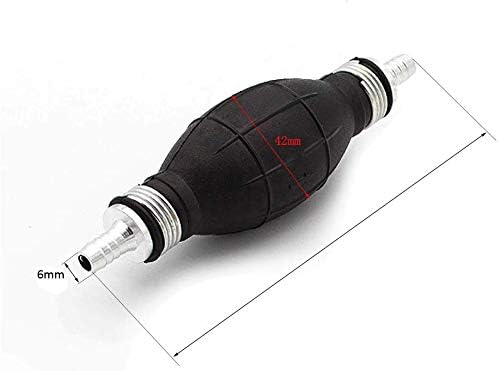 FXCNC Racing 6mm Universal Fuel Primer Hand Siphon Pump Gas Petrol Diesel Liquid Water Transfer Hose Hand Pumps Motorcycles Car ATV Scooter Dirt Bike