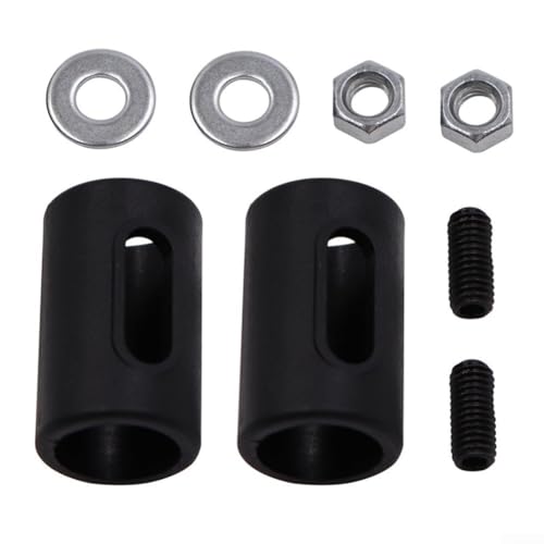 Paquete de 2 anillos limitadores para brocas avellanadas, collar de tope de profundidad ajustable para carpintería, compatible con avellanado y piloto