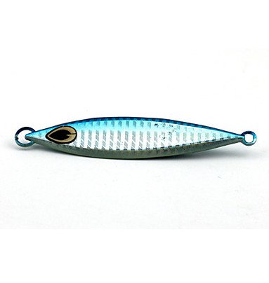 5PCS Hengjia metallo piombo duro esche da pesca 10 cm 60 g colori casuali