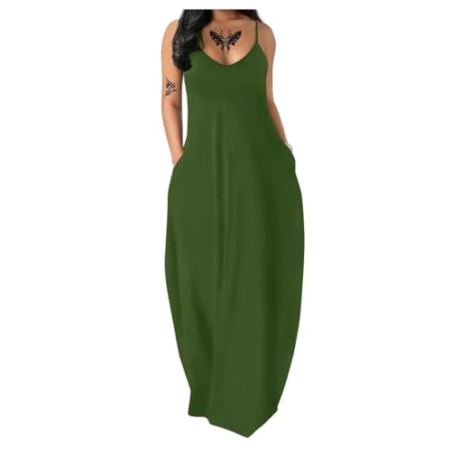 Fussangshu Women's Summer Maxi Dress Long Dress Casual Boho Sleeveless