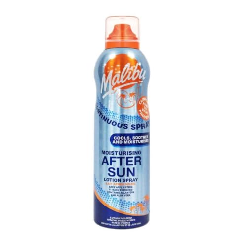 Malibu Sun After Sun Continuous Lotion Spray Soothing Aloe Vera 175ml