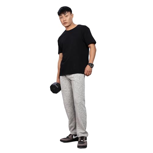 Image of fanideaz Mens Cotton Track Pants for Men Summer Night Lower Gym Trousers Travel Wear Full Length Bottoms Casual Sportswear Relaxed Fit Comfortwear Loungewear Pants