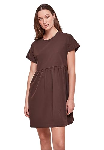Urban Classics Damen Kleid Ladies Organic Empire Valance Tee Dress, Volantkleid für Frauen, Loose Fit, erhältlich in vielen Farben, Größen XS-5XL