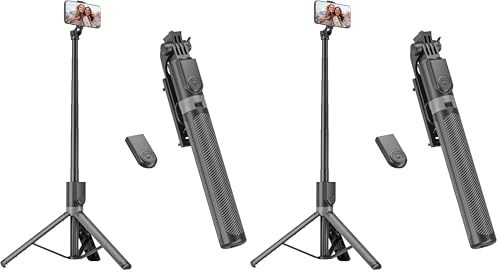 Perche à selfie trépied téléphone portable 180cm en aluminium avec télécommande Bluetooth