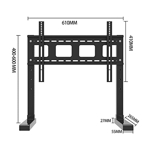 Support de télévision pour remplacer un pied perdu, base de table métallique multi-trous