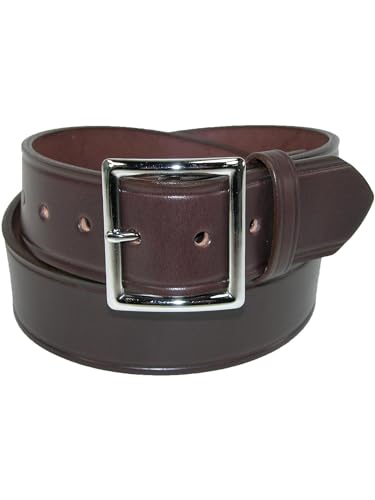Boston Leather Men's Leather 1 5/8 Inch Garrison Belt4