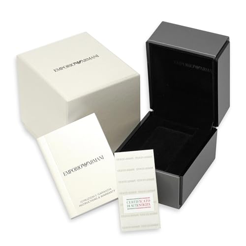 Emporio Armani World Explorer Dive-Inspired Men's Watch with Stainless Steel, Silicone or Leather Band - Image 3