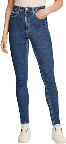 Calvin Klein Vaqueros Mujer High Rise Skinny Fit, Azul (Denim Medium), 25W/32L