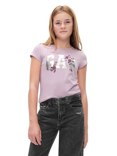 Image of Gap Girls Short Sleeve Logo Tee T-Shirt