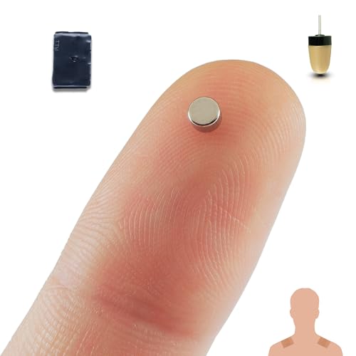PingaOculto Pinganillo Bluetooth Movil Examenes Oculto Invisible con Microfono Tiras Adhesivas - Mini Auricular Inalambrico Espia Copiar en Examen (Pinganillo Imán Pieza Bluetooth + Vip Pro Supermini)