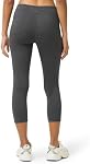 no nonsense Womens Cotton Lounge Capri Legging with Tech PocketLeggings Pants
