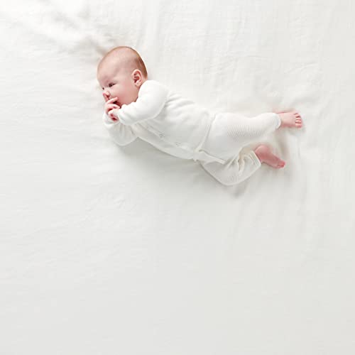 Noppies Baby Unisex Baby U cardigan strik Naga Strickjacke, White - C001, 68 EU