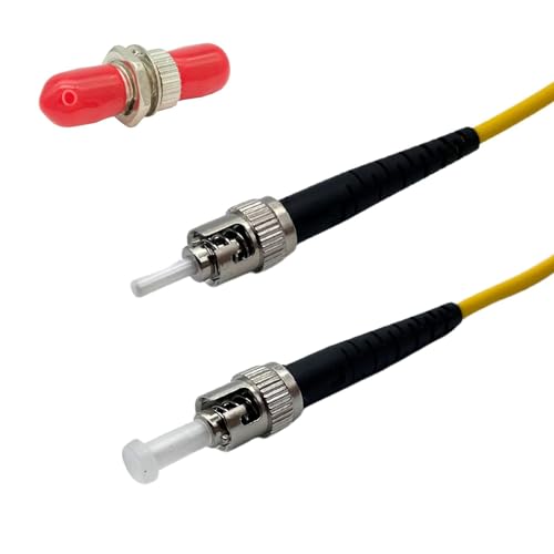 PacSatSales - Fiber Optic Patch Cable - Single Mode - SIMPLEX - OS1-9/125um (1M, ST to ST)
